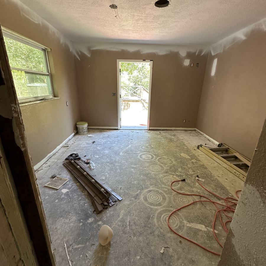 Interior framing and drywall work