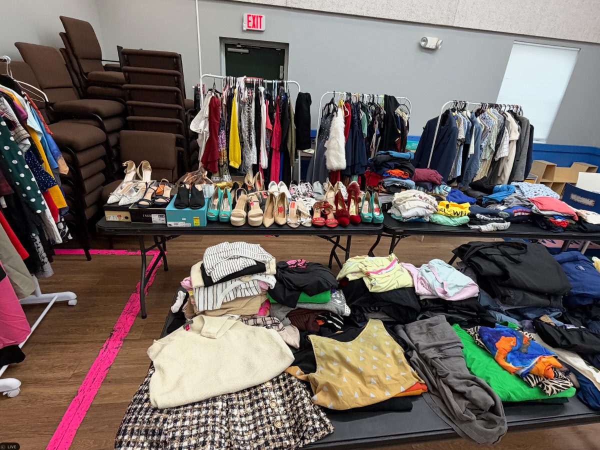 Free clothing and shoes available at S.O.S.