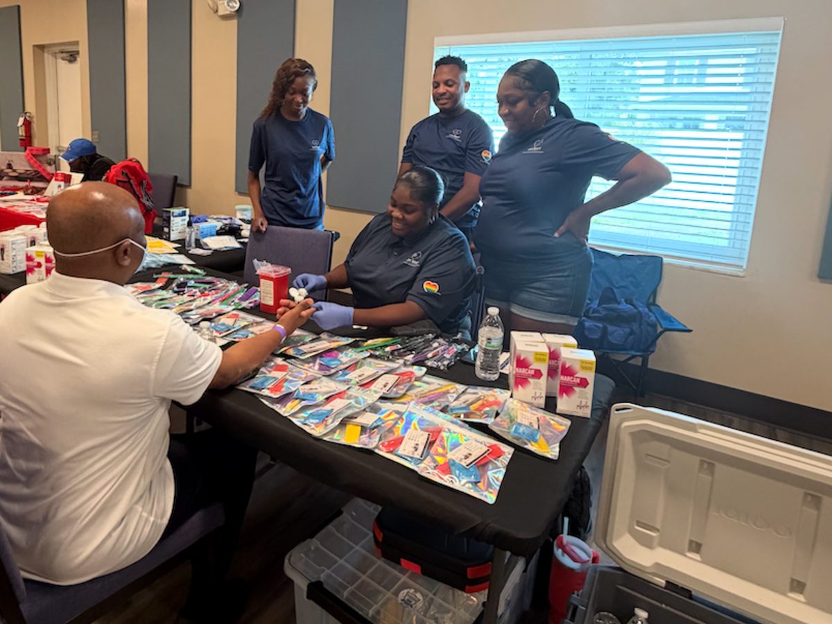 Health screenings and Narcan resources at S.O.S.