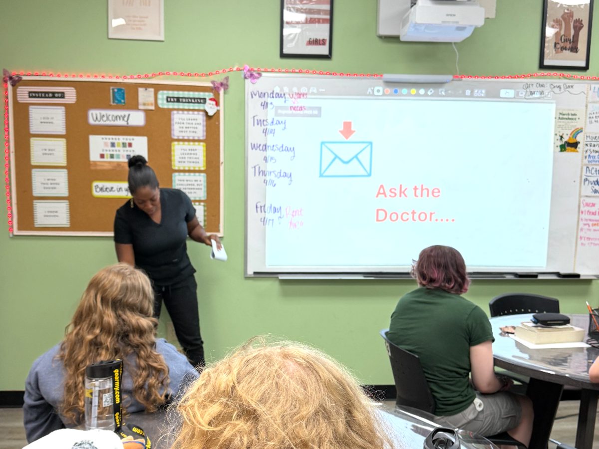 Ask the Doctor health education session with young women